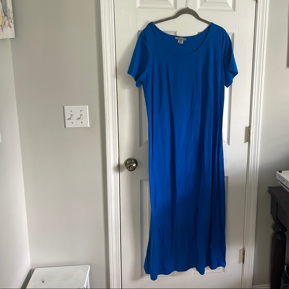 Jessica London Vibrant Blue Maxi Dress 18w